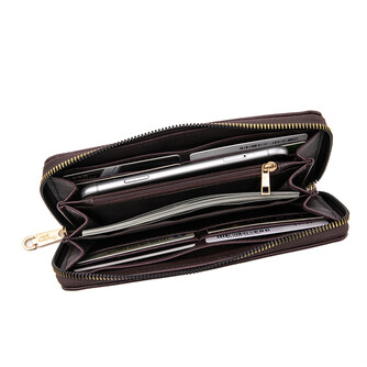 VIVI LONG WALLET - BATIK BD, BEIGE